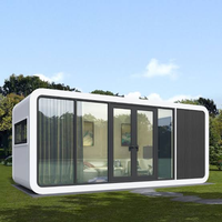Villa modulaire 20/40 pieds, Cabine mobile Apple, Maison préfabriquée, Bureau, Hôtel, Cabine mobile, Conteneur, Cabine Apple de luxe