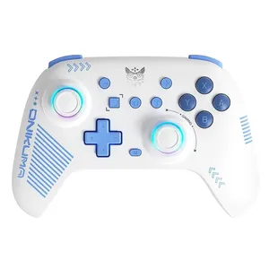 Onikuma con quay hồi chuyển sáu trục 3D C1 Tay cầm chơi game RGB cần điều khiển Phím điều khiển quay lại Phím định nghĩa vĩ mô chế độ kép không dây điều khiển trò chơi - Product Image 2