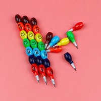 Crayon à mine candi de type Hawthorn, crayon sans taille-crayon, crayon ergonomique pour étudiants pour l'écriture, le dessin, le croquis, connectable