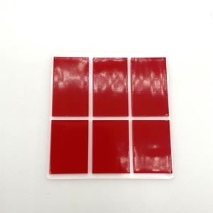 Ruban adhésif double face en acrylique rouge, haute adhérence et transparent, idéal pour la pose automobile et les travaux manuels - Product Image 1