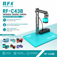 Caméra thermique RF4 RF-C43B avec système intelligent indépendant, capteur 4,9 MP, entrée Type-C, conception de base réglable pour la mesure de la température