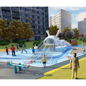 Hanlin Thiết Kế Không Gian Viên Nang Phong Cách Tùy Chỉnh Sân Chơi Slide Hill Trượt Ngoài Trời Thép Không Gỉ Chơi Ngoài Trời Thiết Bị Trẻ Em - Product Image 2