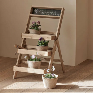 <span class=keywords><strong>Support</strong></span> à fleurs multicouche en bois massif <span class=keywords><strong>Balcon</strong></span> extérieur pliable <span class=keywords><strong>Support</strong></span> de jardin Succulentes <span class=keywords><strong>Support</strong></span> de <span class=keywords><strong>pot</strong></span> de fleur à plusieurs niveaux - Product Image 1