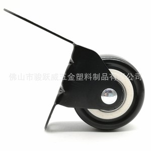 Furniture Caster 50mm X 34mm Rigid Plate Mount Polyurethane Wheel For Home Use - Product Image 4