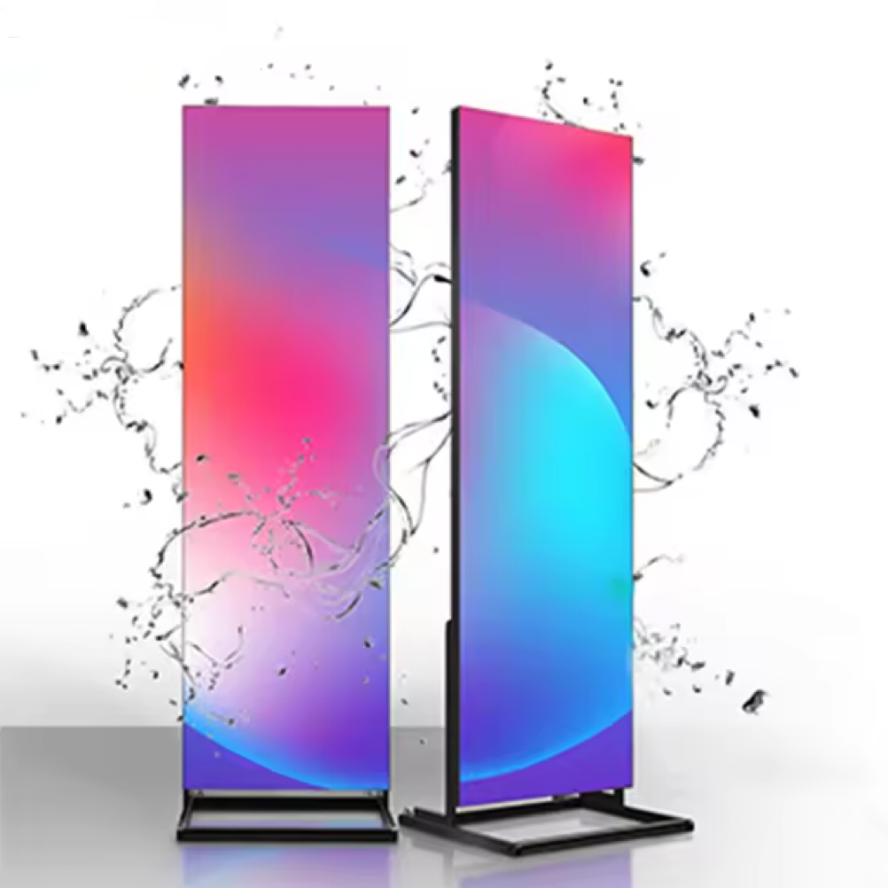 Indoor Digital Seamless Splicing Portable Poster LED Advertising Player Stand Poster LED Screen Screen