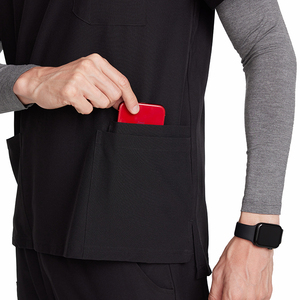 ชุดยูนิฟอร์มสำหรับพยาบาลผู้ชาย,เสื้อยืดยืดได้4ทางแบบกำหนดเองชุดยูนิฟอร์ม Scrubs Uniformes Medicos - Product Image 5