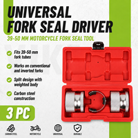 Outil universel de pose de joints de fourche de moto 39-50mm, installateur réglable de joints d'huile fendus pour fourches conventionnelles et inversées