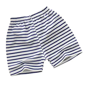 Kids 100% Cotton Knit Boy Casual Pyjamas Printed Floral Khaki Sweat Summer Shorts Size 12