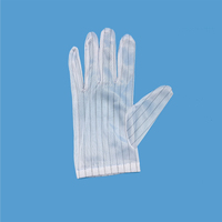 Gants électroniques antistatiques ESD industriels non pelucheux gants universels de travail sans poussière blanc pur