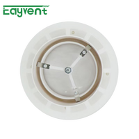 Diffuseur rotatif résistant à l'usure, grille en ABS blanc brillant effet porcelaine, pour villa et usage domestique, pour l'évacuation et l'alimentation en air frais