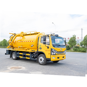 Low Price Manual Diesel Septic Tank Truck 4x2 5~10m3 Euro3 Vacuum Sewage Suction Truck - Product Image 3