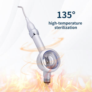 Pemoles Pemutih Gigi Elektrik/Turbine 2/4 Lubang Pistol Semprot Pasir Baja Tahan Karat dengan Rotasi 360 Derajat - Product Image 2