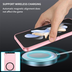 Funda plegable magnética para teléfono móvil Samsung <span class=keywords><strong>Galaxy</strong></span> Z, carcasa protectora magnética de carga inalámbrica con tapa 4, nuevo diseño, venta al por mayor - Product Image 5