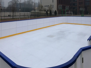 Siêu trượt hiệu ứng tổng hợp <span class=keywords><strong>ICE</strong></span> <span class=keywords><strong>Rink</strong></span> sàn thể thao <span class=keywords><strong>Rink</strong></span> <span class=keywords><strong>Slick</strong></span> Board sân trượt băng băng tấm - Product Image 5