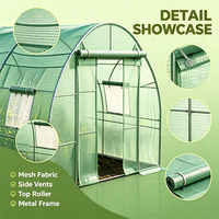 Serre de jardin portable pliable, abri résistant aux intempéries pour la culture d'herbes aromatiques sur petit balcon ou dans un petit jardin