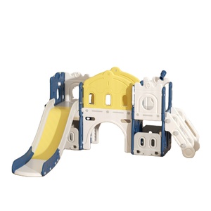 Thiết kế mới trẻ em Đồ chơi 5-in-1 Toddler trượt an toàn nhựa bé trượt trong nhà sân chơi ngoài trời - Product Image 1