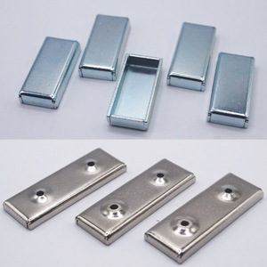 Hechi Single-sided Magnetic Buckle Rectangle Metal Iron Shell For Bags And Apparel <b>Strong</b> <b>Magnet</b> Protective Cover - Product Image 3