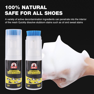 Marque privée à haute efficacité <span class=keywords><strong>nettoyage</strong></span> rapide enlever les taches blanc chaussure de course mousse nettoyant pour baskets - Product Image 2