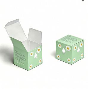 Custom Printed Recycled Materials Embossed Self Erecting Luxury <b>Paper</b> <b>Boxes</b> for Cosmetic Serum Packaging - Product Image 3