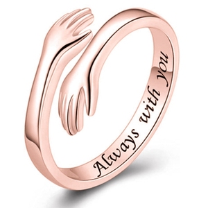 Fashion Hug <strong>Rings</strong> Adjustable Open <strong>Ring</strong> Women Personality Creative Love Hug <strong>Ring</strong> Lover <strong>Mother</strong> <strong>and</strong> <strong>Daughter</strong> Jewelry - Product Image 1