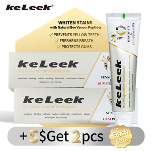 Keleek Bee Venom Compound Peptide Whitening Fluoride-Free Wholesale Premium Toothpaste for Home Use - Product Image 6