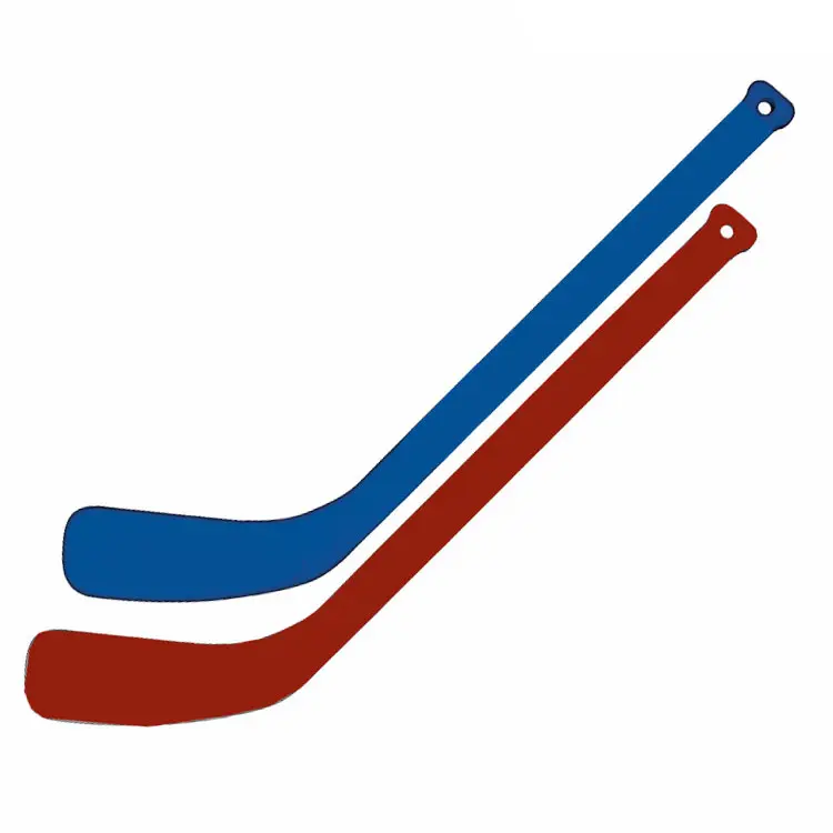 Regalo di promozione prezzo di fabbrica stampa completa 18 "mini giocattolo ghiacciolo di plastica bastone da hockey su ghiaccio