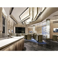 Vitrine de Luxe Moderne Haut de Gamme pour Bijouterie, Solution Complète de Présentation pour Design d'Intérieur de Partenaire Fortune 500
