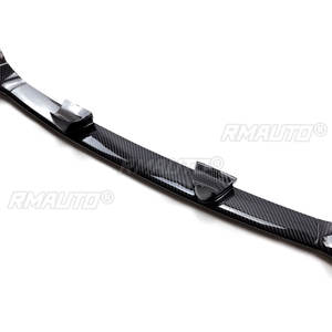 Juego de 3 Piezas para Jeep Grand Cherokee SRT 2013-2016 SRT8 2012-2013 2015-2016, Divisor de Parachoques Delantero, Estilo Fibra de Carbono, Blanco - Product Image 3