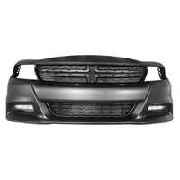 Garniture de pare-chocs avant décorative en fibre de carbone véritable de style OE pour Charger 2015 à 2021 pour Dodge Charger pare-chocs avant
