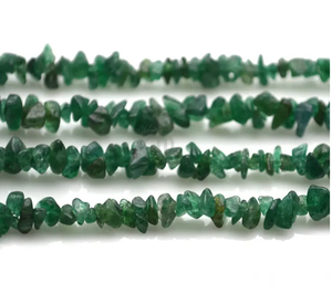 Puce de pépite irrégulière d'aventurine verte naturelle 3-6 MM perles brin de 34 pouces - Product Image 1