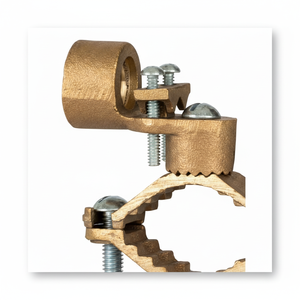 แคลมป์ท่อต่อสายดินพร้อมฮับ - Product Image 1