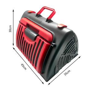 Petdom Designs - Sac de transport pliable pour animaux de compagnie avec lit imperméable - Porte avant en plastique pliable - Product Image 2