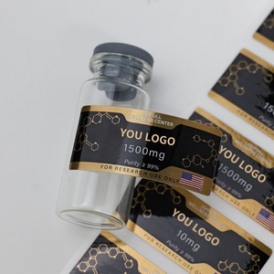 <strong>Waterproof</strong> Small <strong>Label</strong> Stickers High Quality Printing PP <strong>Waterproof</strong> Vial <strong>Label</strong> Peptide 10ML Vial <strong>Labels</strong> for 10ML 20ML 30ML - Product Image 2