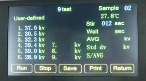 Testador de Força Dielétrica de Óleo de Transformador de Alta Precisão para Uso Laboratorial, Equipamento Elétrico com Faixa de Tensão de 0-100kV e 0-70kV - Product Image 4
