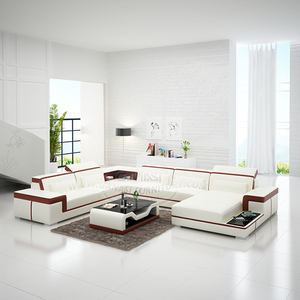 Nuovo Set di Divani in Pelle di Alta Qualità per Soggiorno, 7 Posti, Acquistabile Online dalla Cina - Product Image 2