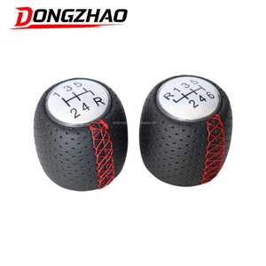 <span class=keywords><strong>Pommeau</strong></span> <span class=keywords><strong>de</strong></span> levier <span class=keywords><strong>de</strong></span> <span class=keywords><strong>vitesse</strong></span> manuel ergonomique perforé <span class=keywords><strong>de</strong></span> qualité supérieure, 5/6 vitesses, antidérapant, résistant à l'usure, pour Alfa Romeo - Product Image 3
