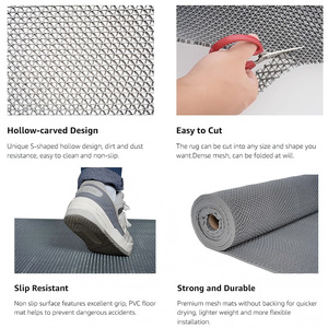 Alfombra Antideslizante <span class=keywords><strong>de</strong></span> PVC, Alfombra <span class=keywords><strong>de</strong></span> Plástico Impermeable para Baño, Piscina, Área Húmeda, Alfombra Zigzag - Product Image 3