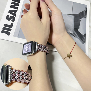 BEEFLYPOWER สายนาฬิกาสแตนเลสสำหรับแอปเปิ้ลวอทช์ SE S11 10 9 8 7 <span class=keywords><strong>6</strong></span> 5 4 3 2 1 41 มม.45 มม.40 มม.38 มม.สายรัดข้อมือผู้หญิง - Product Image 6