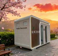 Toilettes mobiles, cabine de toilettes portable, cabine de toilettes en fibre de verre pour chantier et événements en plein air
