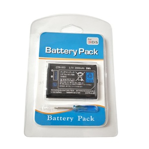 <span class=keywords><strong>Batterie</strong></span> rechargeable <span class=keywords><strong>CTR</strong></span>-<span class=keywords><strong>003</strong></span> 2000mAh 3.7V pour <span class=keywords><strong>Nintendo</strong></span> 3DS 2DS 2DS XL avec tournevis, accessoires de jeu - Product Image 6