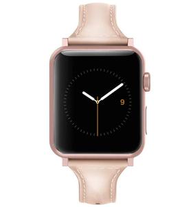Ultra-delgada de cuero para Apple Watch Correa <span class=keywords><strong>iWatch</strong></span> de las mujeres de los deportes de los hombres correa de brazalete fresco - Product Image 4