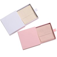 Boîte d'emballage personnalisable en carton rigide pour cosmétiques et bijoux avec logo personnalisé, revêtement UV, gaufrage, pelliculage mat, recyclable