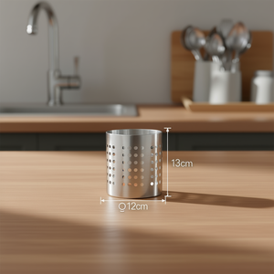 Cutlery <b>Basket</b> Stainless Steel 13cm 12cm Silver - Product Image 3