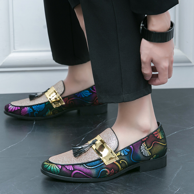 Pointed Toe Loafers in Gold - Stylish & Functional Shoes