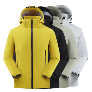 SFANA SPORTS <b>Men</b> Women Winter Safari <b>Jacket</b> Windbreaker Coat Outdoor Breathable Eco-Friendly Zipper <b>Long</b> Solid Color Woven - Product Image 1