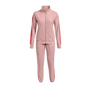 FLY FIT INTERNATIONAL Hooded 2-Piece Women's Winter Tracksuit Set Windproof Eco-Friendly Polyester/Cotton Casual Wear - Product Image 1