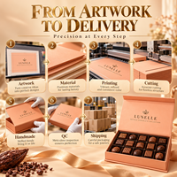 Boîte cadeau magnétique en kraft avec couvercle magnétique pour l'emballage de nourriture, de café, de produits de boulangerie, de traiteur, de bistrot, personnalisable en gros