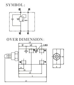 VBPDE CMP/FLV (OM) Doppelt pilotgesteuertes Rückschlagventil - Product Image 4