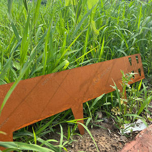 Bordure métallique corten corten revêtement en acier bordure de jardin en acier - Product Image 6