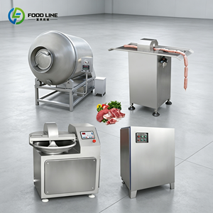 Machine à farcir les <span class=keywords><strong>saucisses</strong></span> entièrement automatisée hydraulique, machine à fabriquer des <span class=keywords><strong>saucisses</strong></span> de salami et de chorizo, ligne de production de <span class=keywords><strong>saucisses</strong></span> - Product Image 1